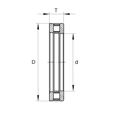 推力圆柱滚子轴承 RTL21, 单向，可分离，圆柱滚子，英制